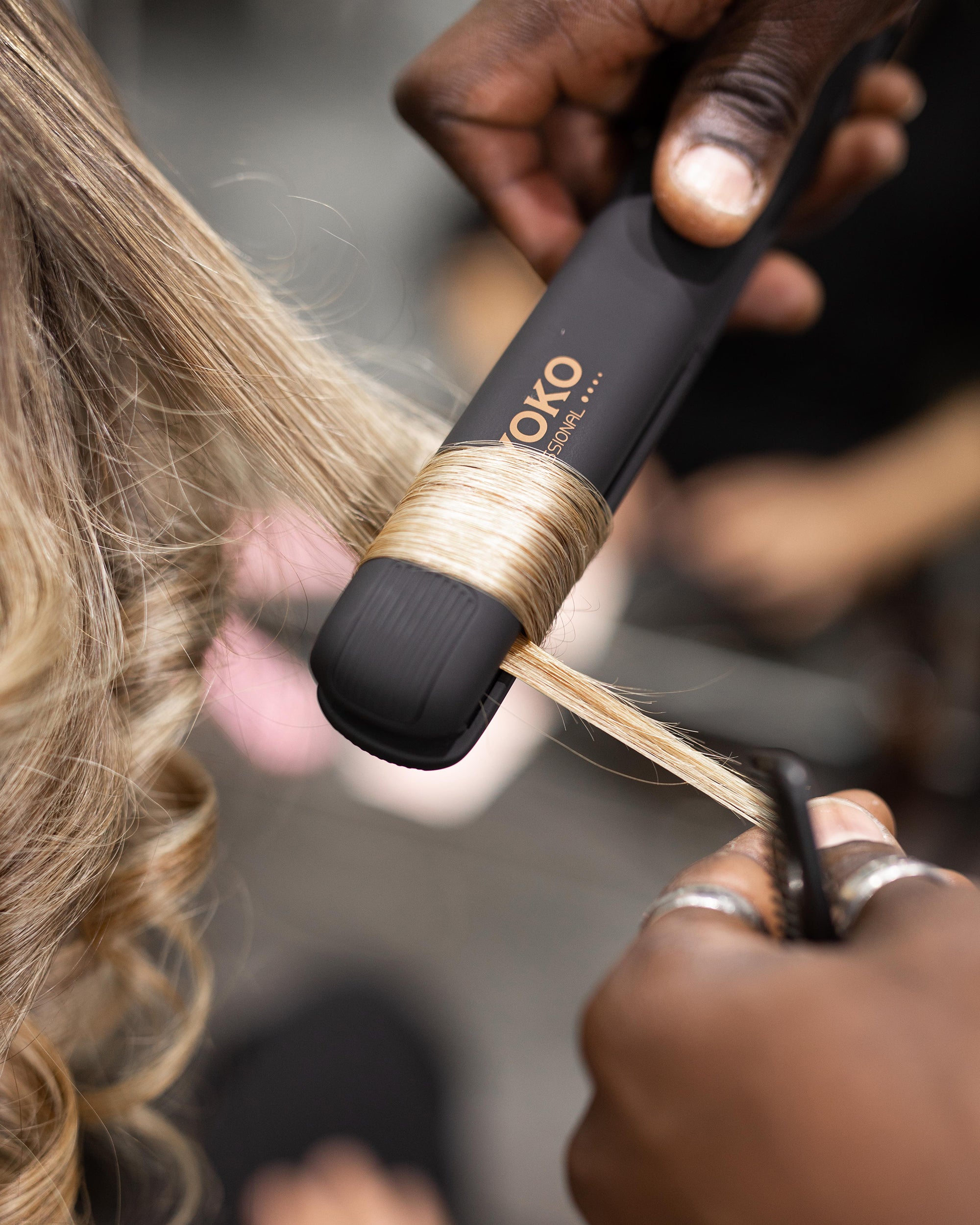 for easy curls and flicks