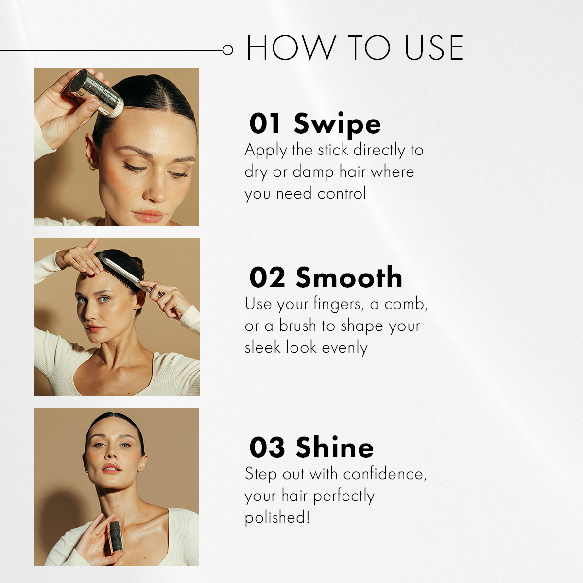 Sleek Back - Hair Wax Stick