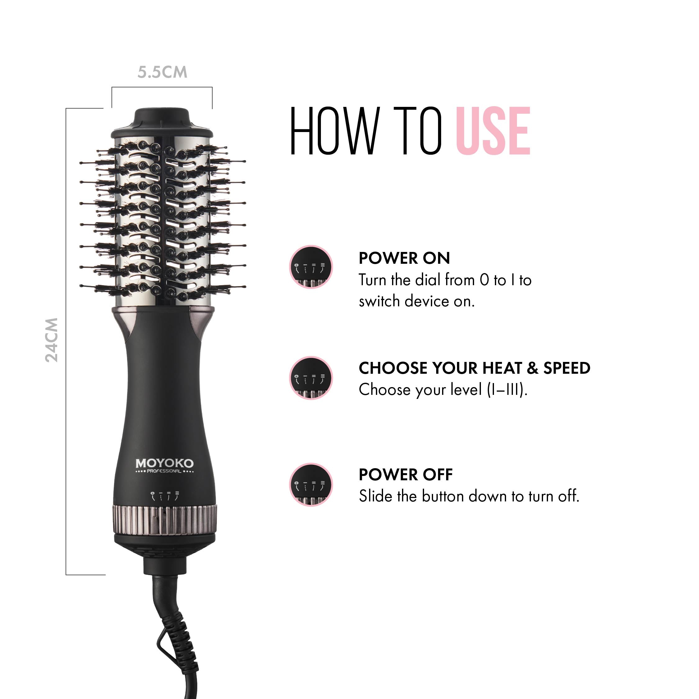 Moyoko Mini Blowbrush