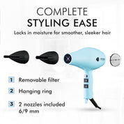 Moyoko E8 Hair Dryer – Blue
