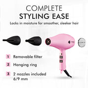 Moyoko E8 Hair Dryer – Pink