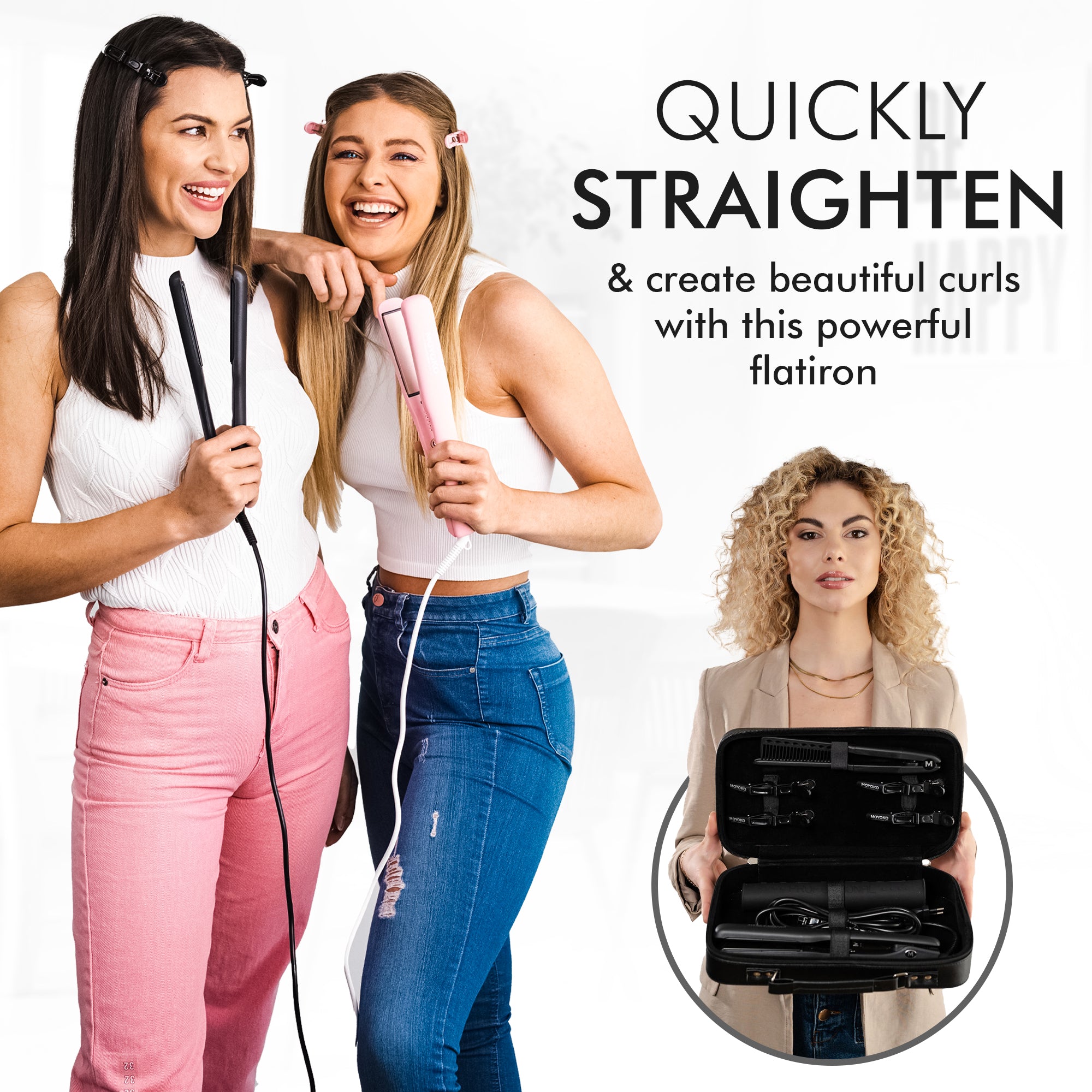 Moyoko Pro Glider Styler Kit – Black