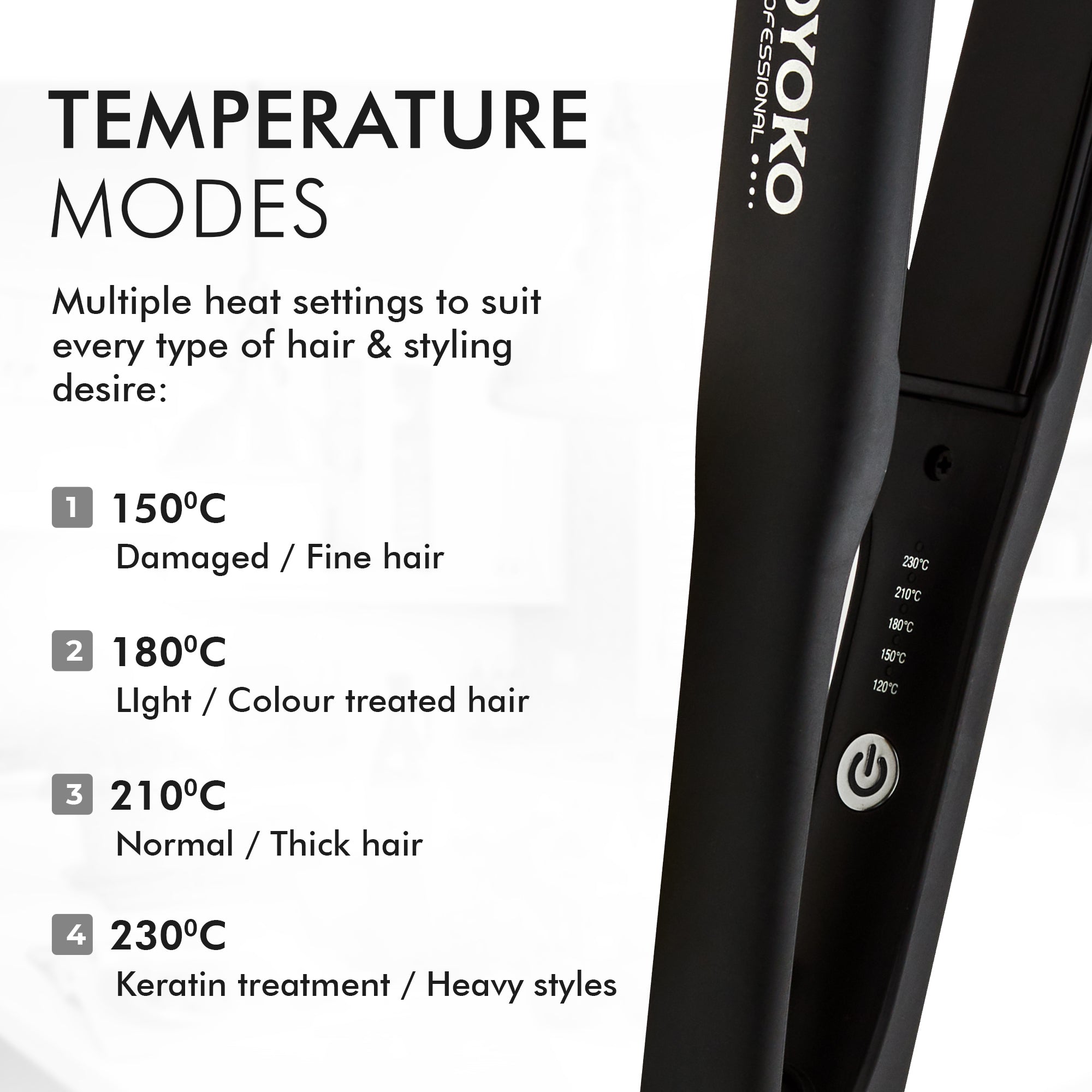 Moyoko Pro Glider Styler Kit – Black
