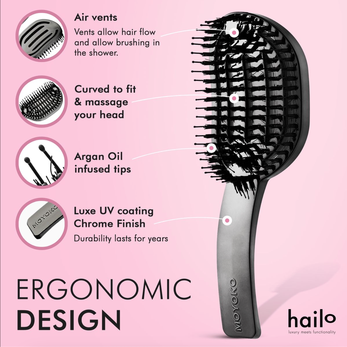 Hailo Detangling Brushes