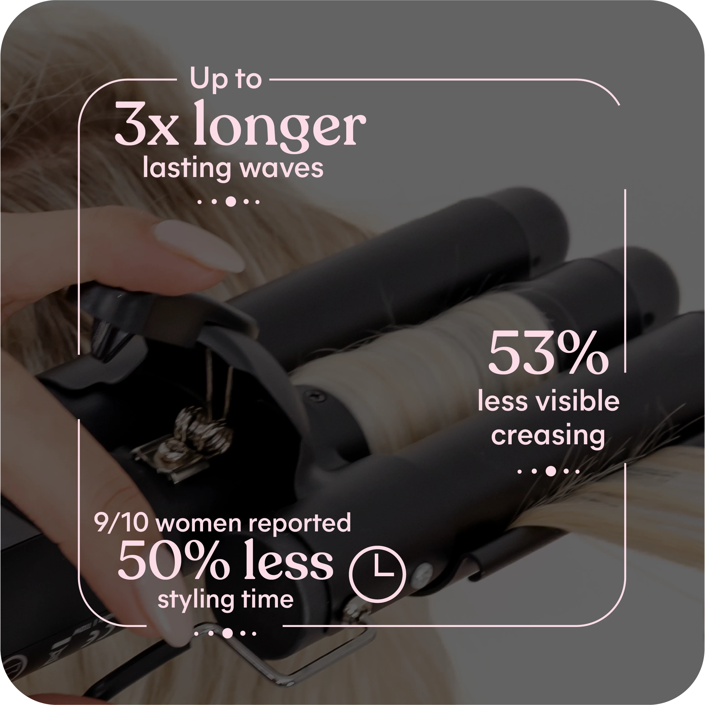Triple Barrel Bombshell Hair Waver