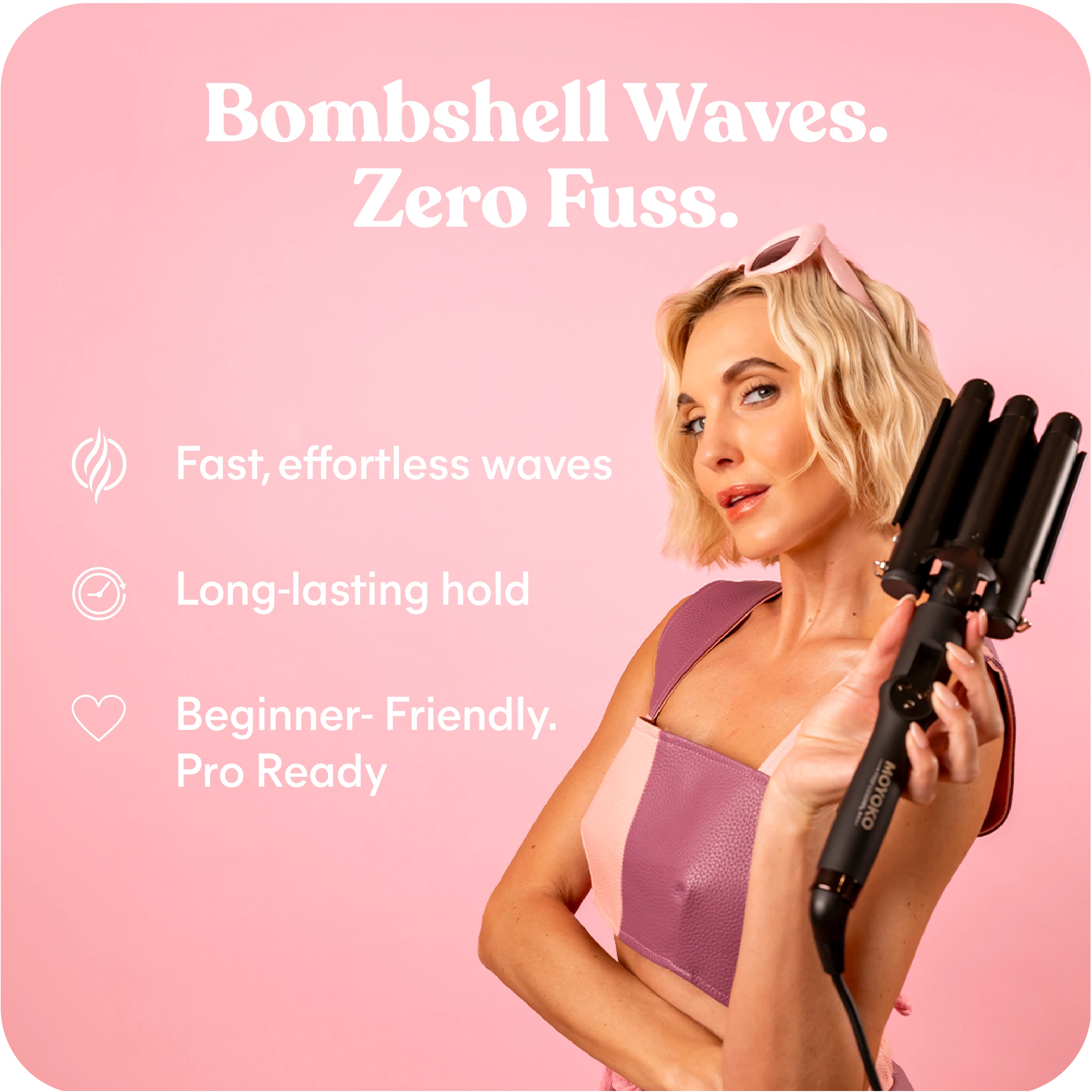 Triple Barrel Bombshell Hair Waver