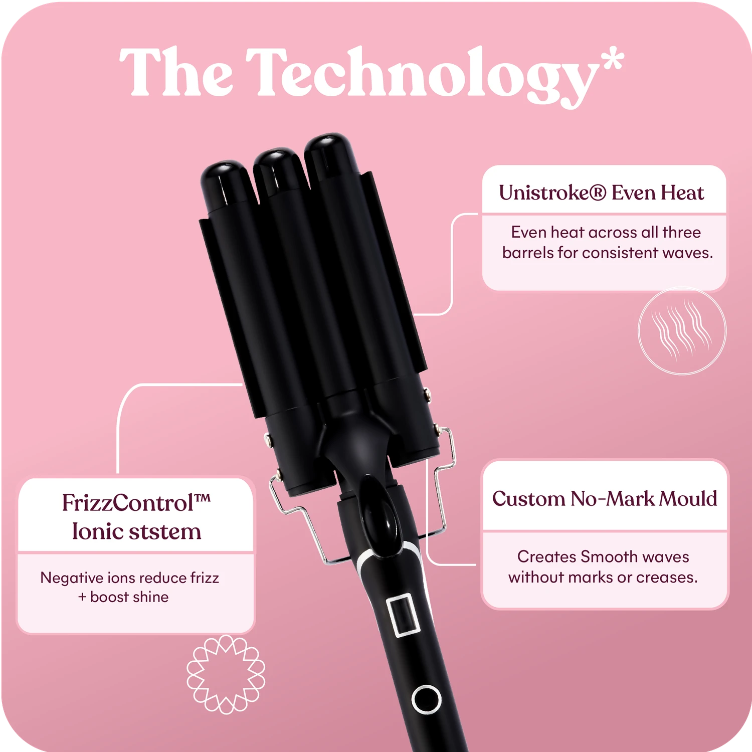 Triple Barrel Bombshell Hair Waver