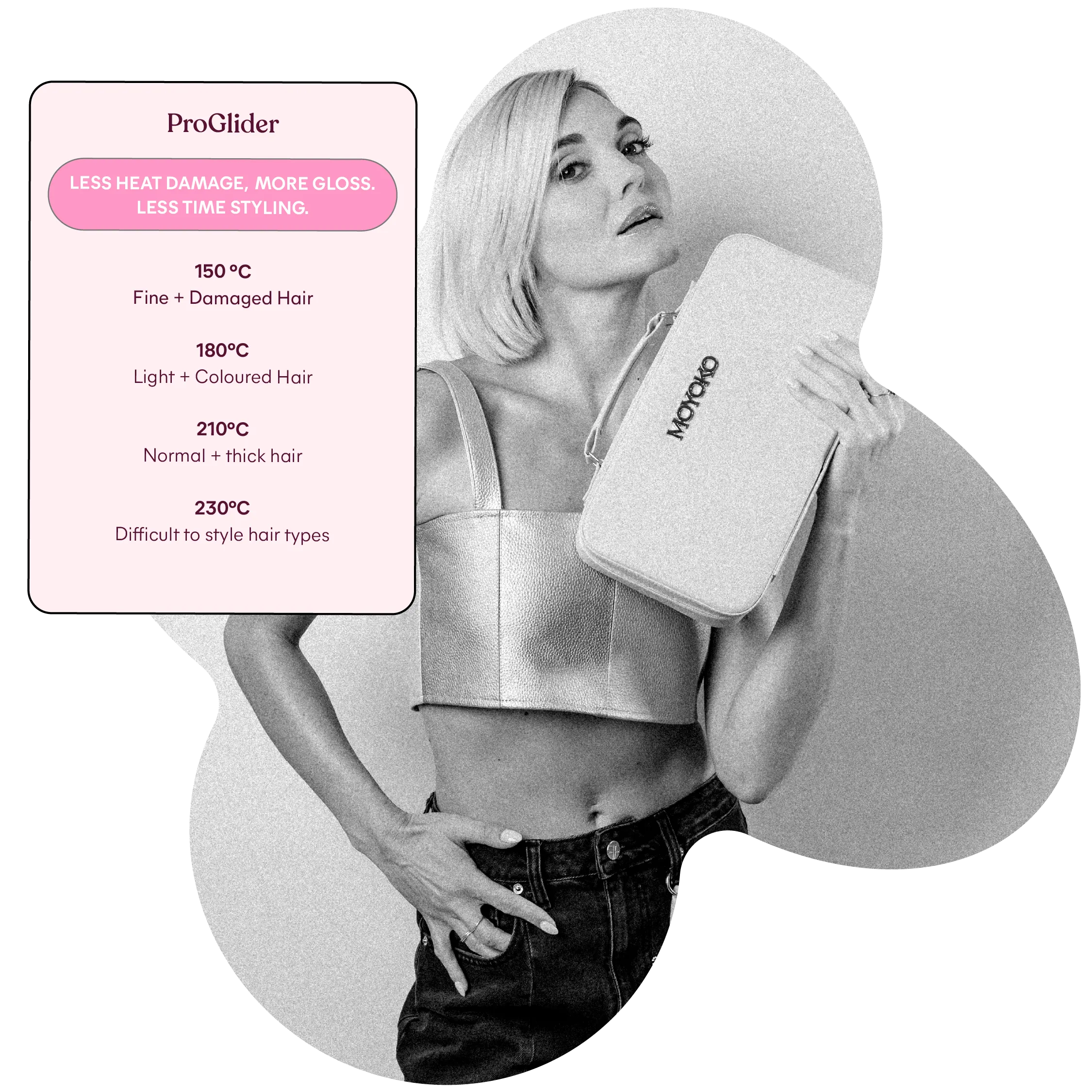 ProGlider Hair Straighter Styling Set.