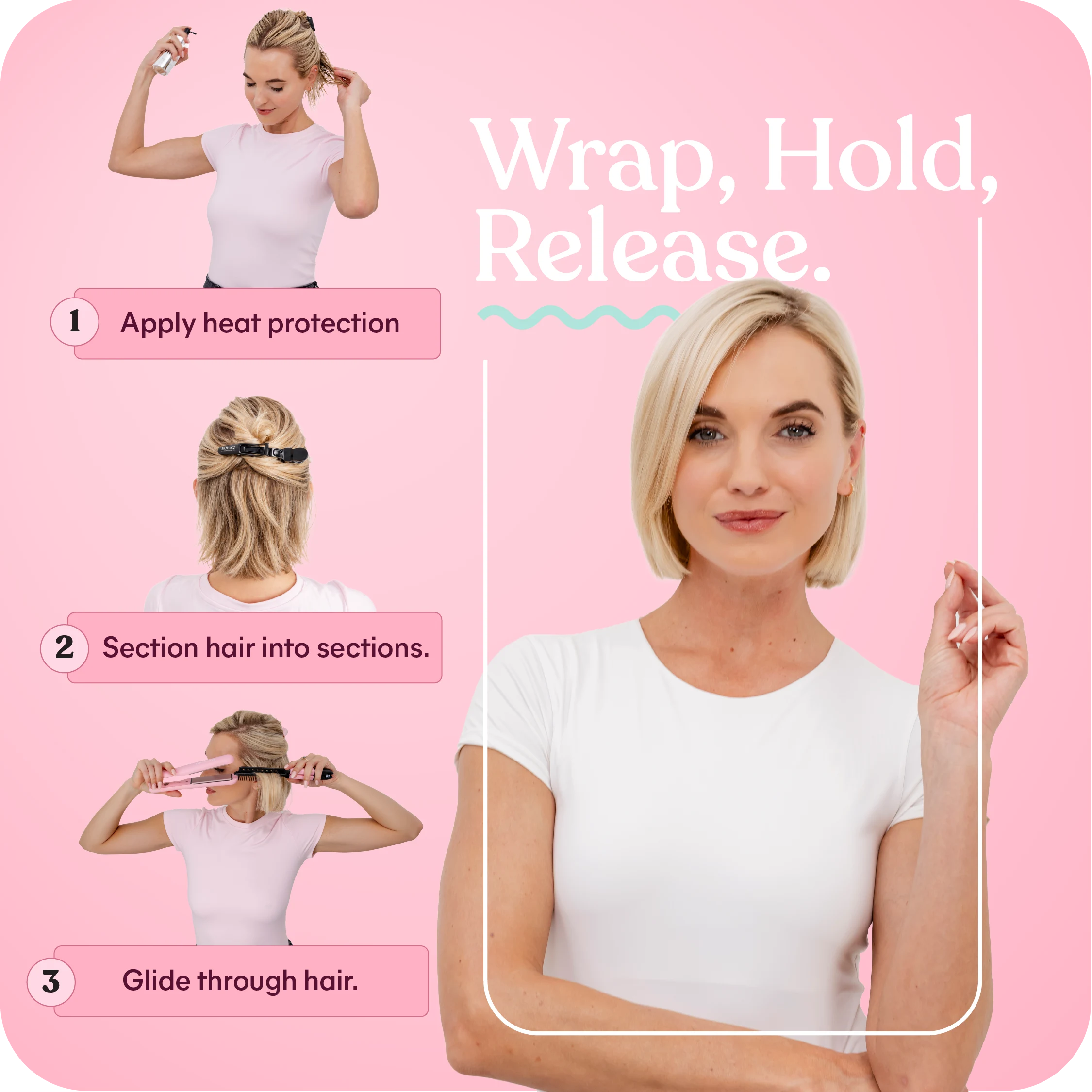 ProGlider Hair Straighter Styling Set.